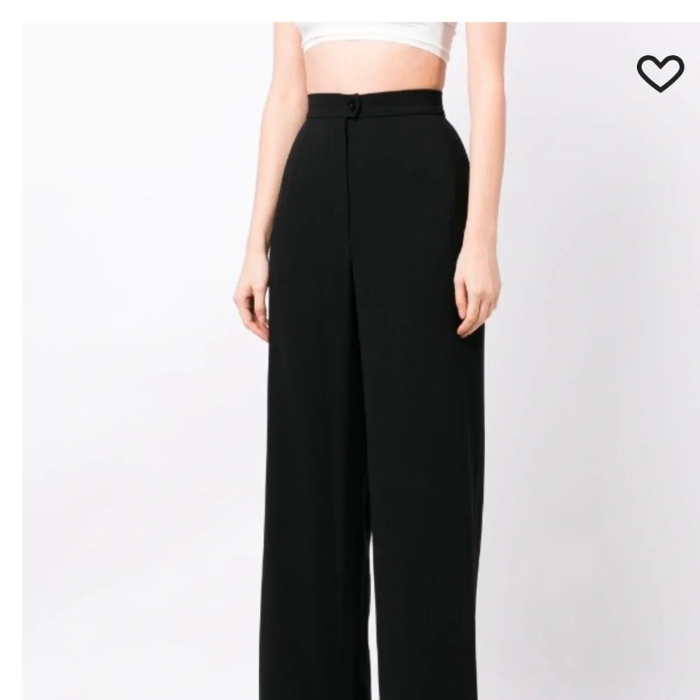 CHANEL CLASSIC VINTAGE WOMEN’S BLACK 100% WOOL TROUSER‎ PANT W/ SILK LINING EUC